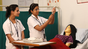 Lab facility in aditya nursing