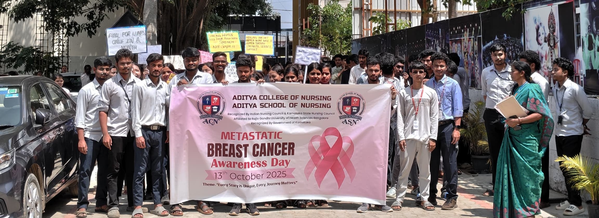 REPORT ON METASTATIC BREAST CANCER AWARENESS RALLY