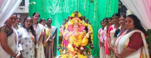 Ganesh Chaturthi Festival was celebrated in the college