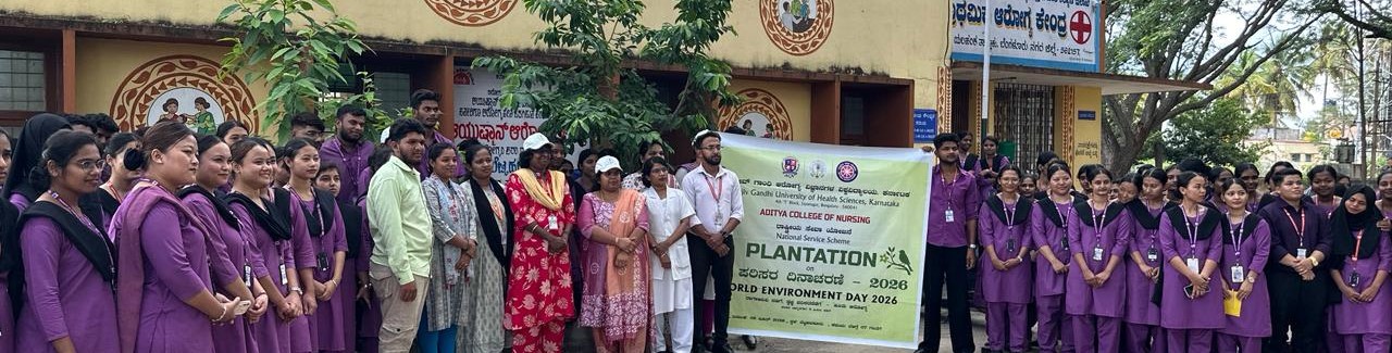Aditya College of Nursing Observes World Environment Day 2026