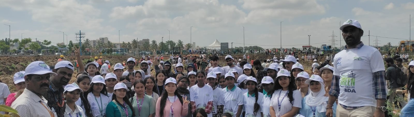 GNM Nursing students participated in Guinness World Record Plantation Drive 2026.